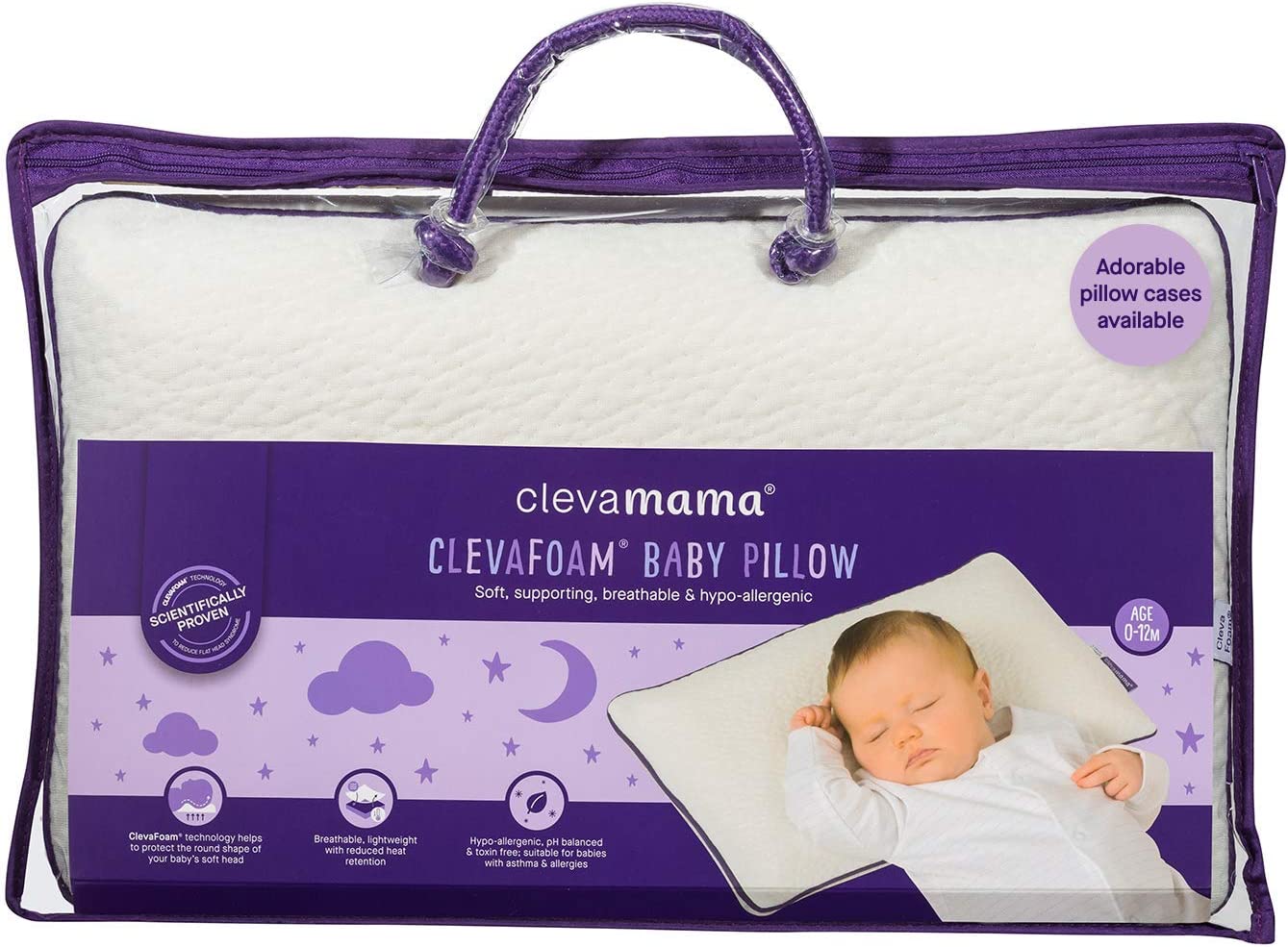 ClevaFoam Baby Pillow by Clevamama.