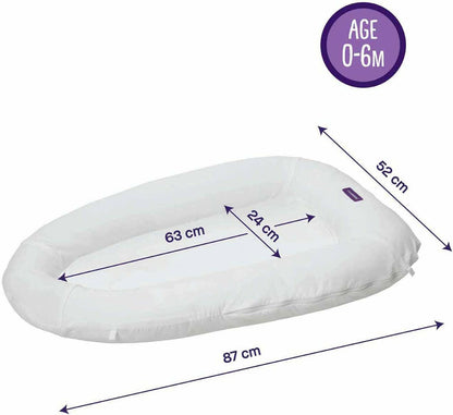 ClevaFoam Baby Pod - White (0-6m) by Clevamama.