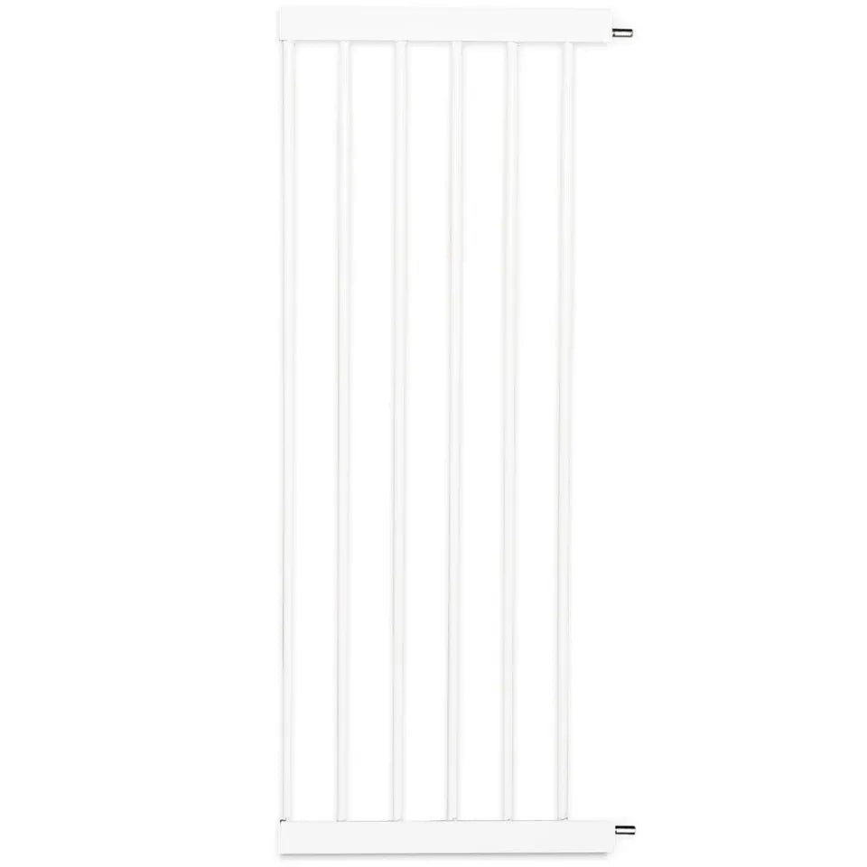 Baby Safe - Metal Safety LED Gate with 30-45 cm Extension - White