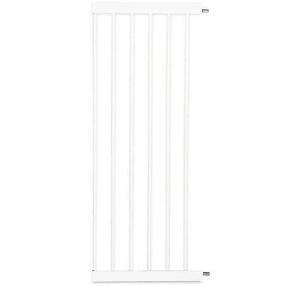 Baby Safe - Metal Safety LED Gate with 30-45 cm Extension - White