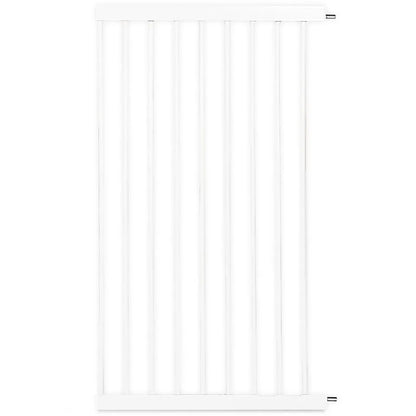 Baby Safe - Metal Safety LED Gate with 30-45 cm Extension - White