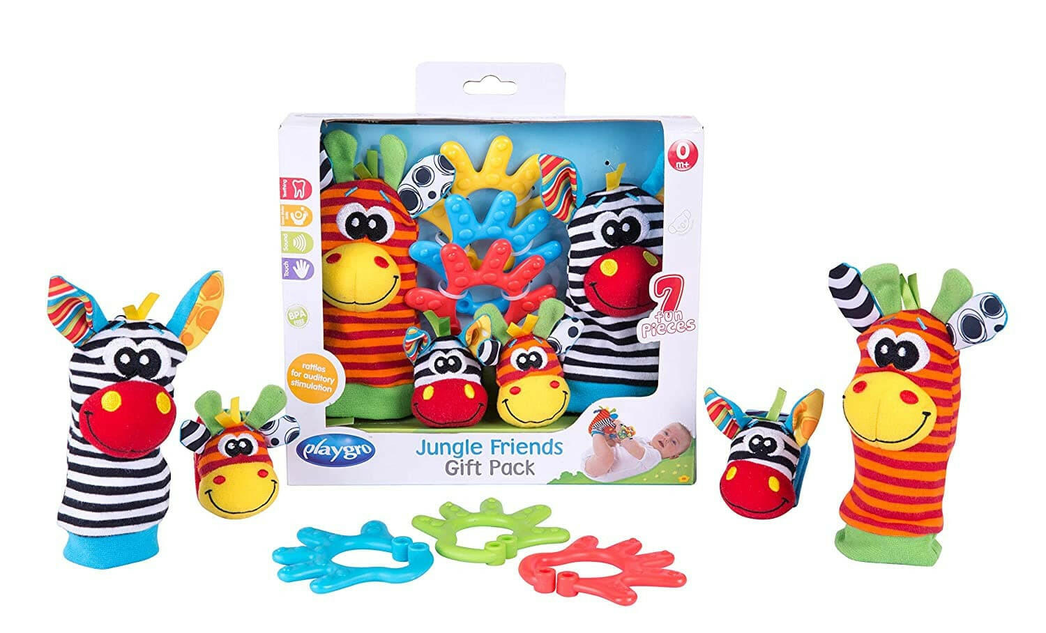 Playgro Baby Toy Jungle Friends Gift Pack.