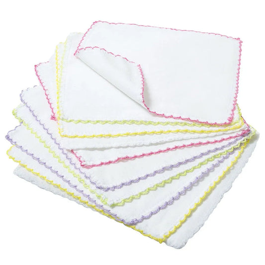 Babyjem Baby Hanky - Pack of 10 (White)