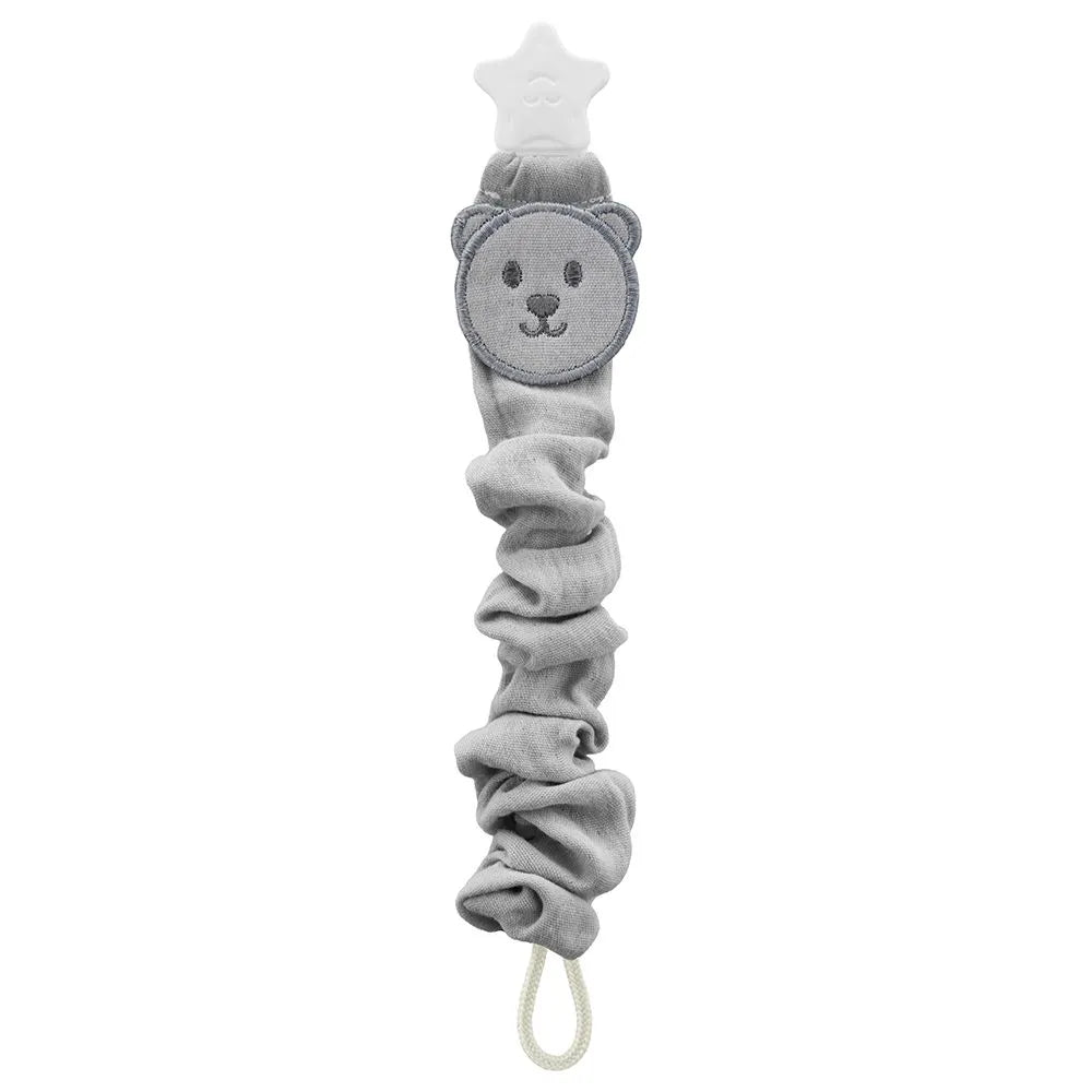Babyjem Pacifier Hanger With Raw Silk Material Muslin (0 Months+)