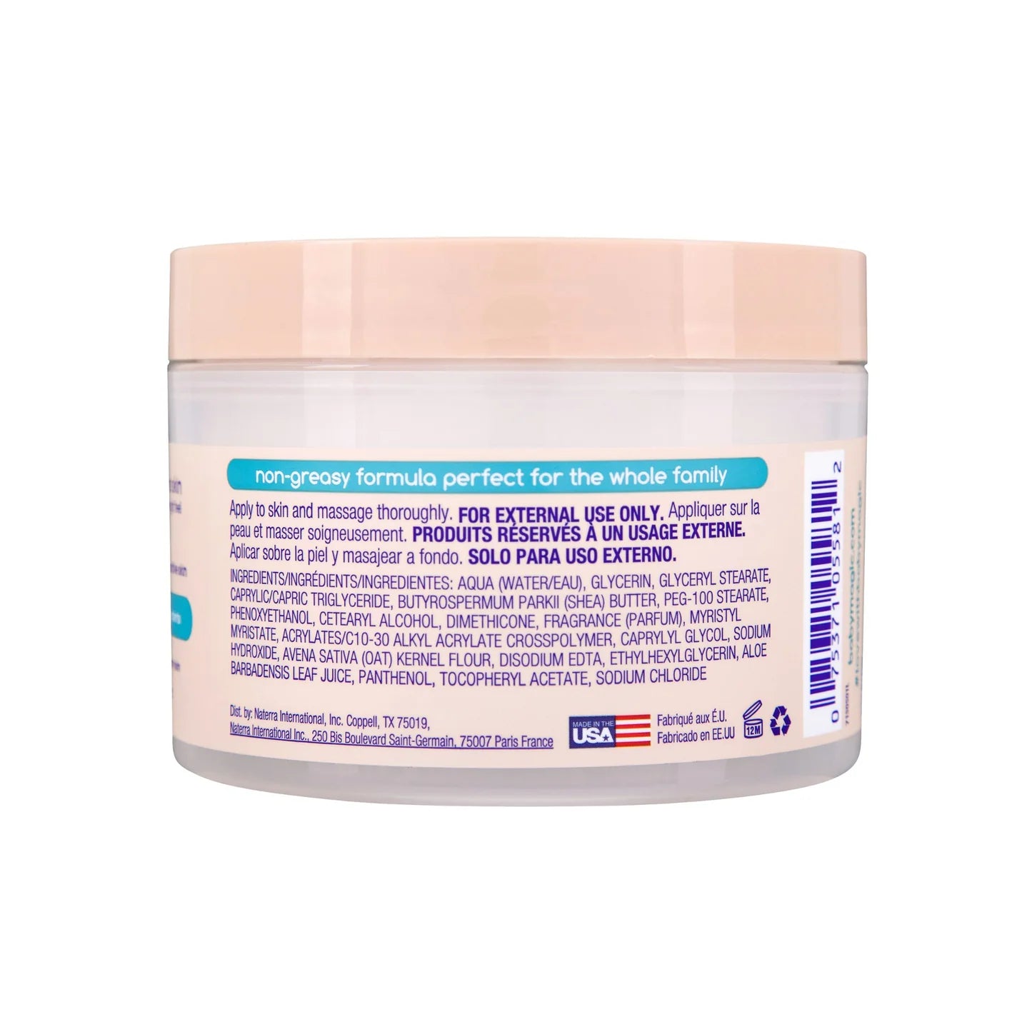 Baby Magic Creamy Whipped Butter Vanilla Oat (240g)