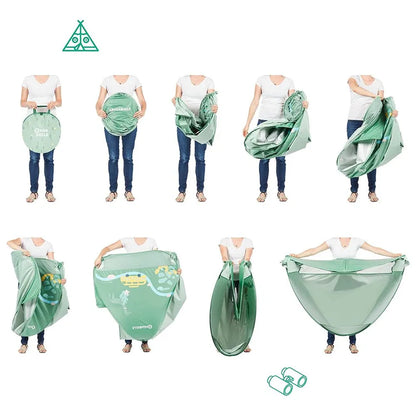 Badabulle - Large Anti-UV Baby Beach Tent - Green