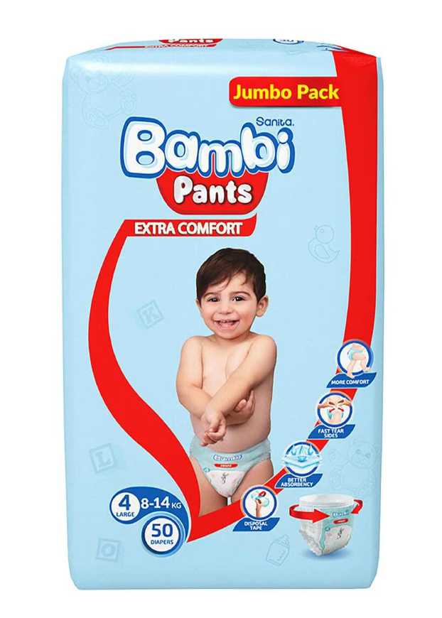 Sanita Bambi Pants (Extra Comfort) Jumbo Pack