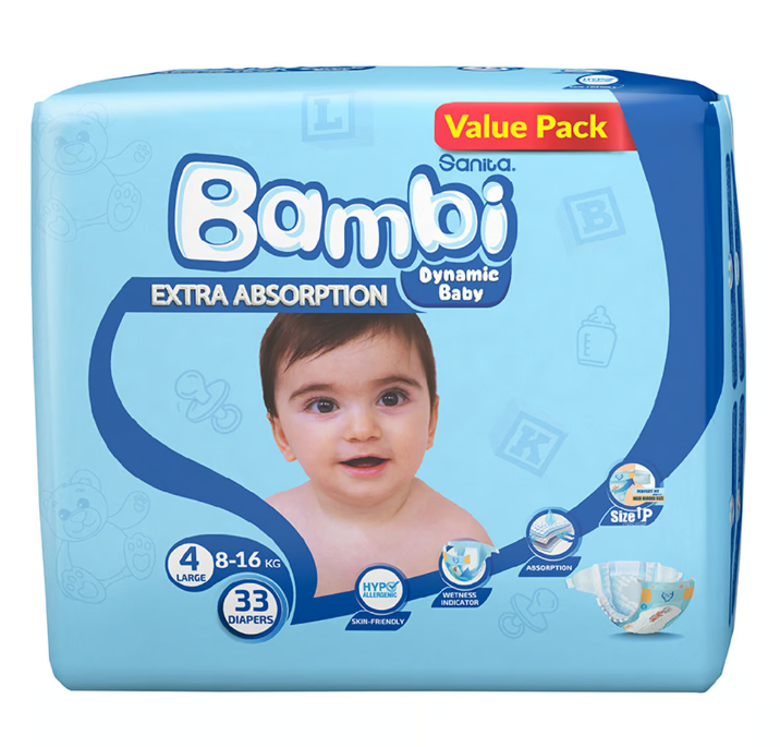 Sanita Bambi Baby Diaper Value Pack