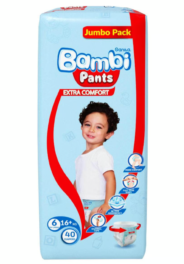 Sanita Bambi Pants (Extra Comfort) Jumbo Pack