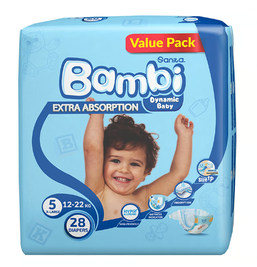 Sanita Bambi Baby Diaper Value Pack