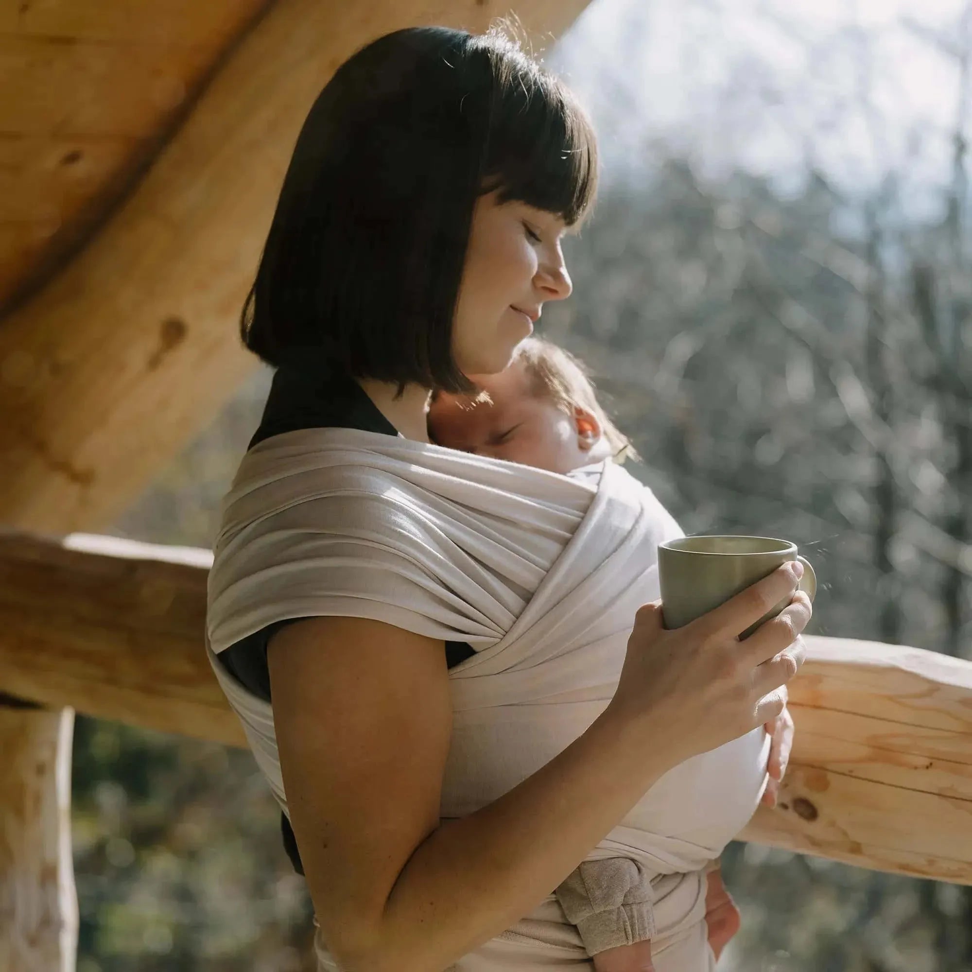 Boba Organic Serenity Baby Wrap (Stone)