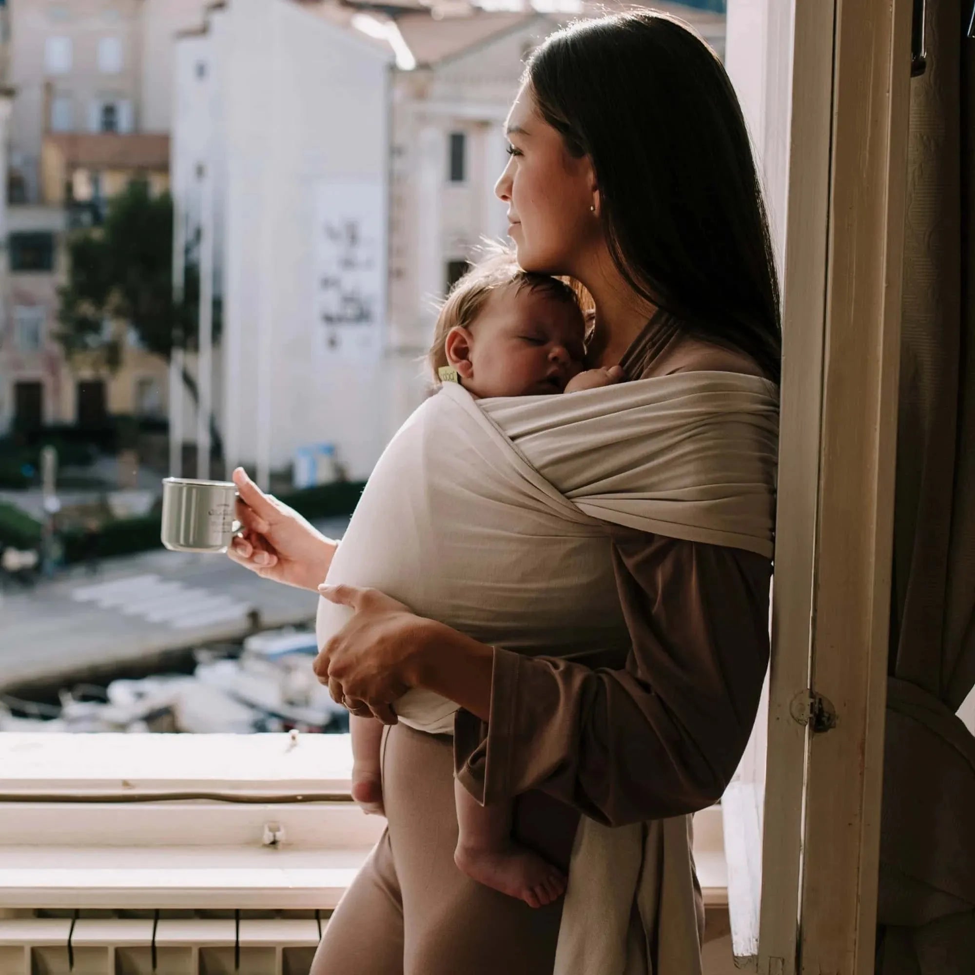 Boba Organic Serenity Baby Wrap (Stone)