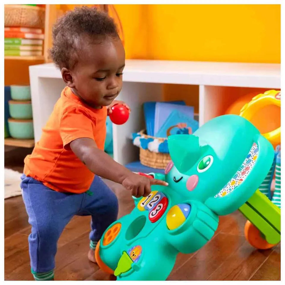 Bright Starts - 2-in-1 Stroll N Roll Ball Play Walker - Multicolor