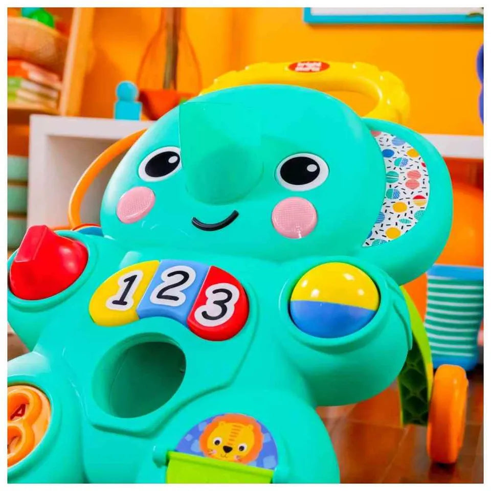 Bright Starts - 2-in-1 Stroll N Roll Ball Play Walker - Multicolor