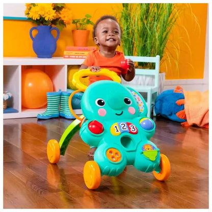 Bright Starts - 2-in-1 Stroll N Roll Ball Play Walker - Multicolor