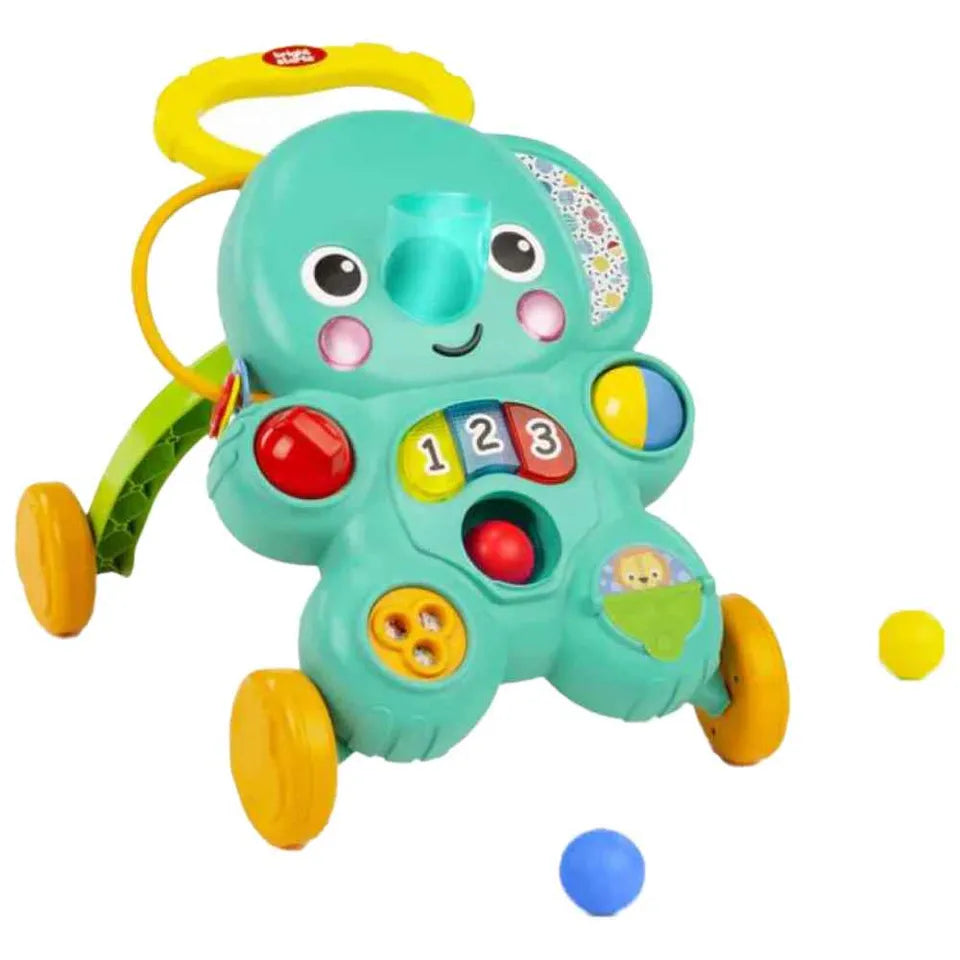 Bright Starts - 2-in-1 Stroll N Roll Ball Play Walker - Multicolor