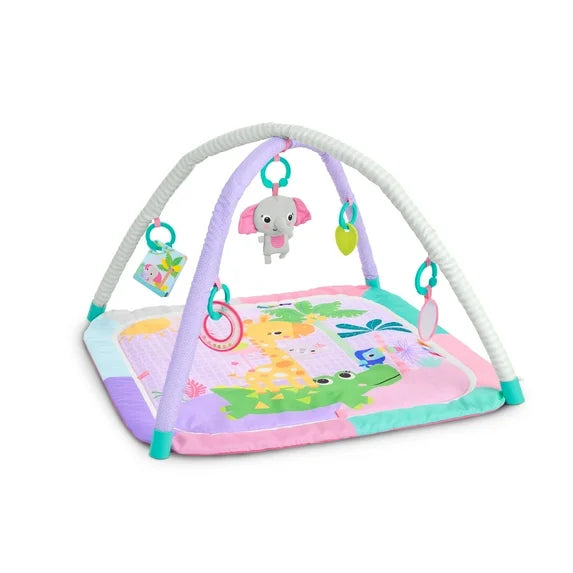 Bright Starts - Wild Wiggles Sweet Safari FoldAway Activity Gym - Multicolor