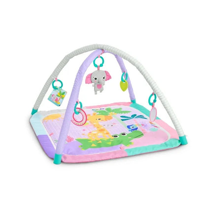 Bright Starts - Wild Wiggles Sweet Safari FoldAway Activity Gym - Multicolor