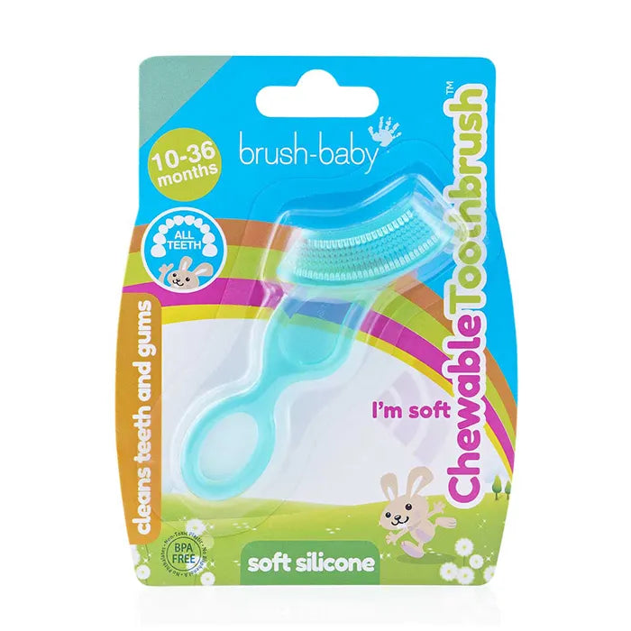 Brush-Baby Chewable Toothbrush and Teether (10-36 Months)