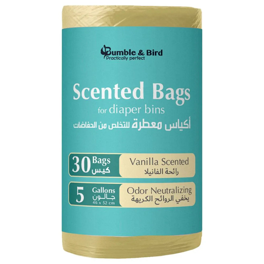 بامبل آند بيرد كيس كبير معطر للاستعمال مرة واحدة - عبوة من 3 (90 قطعة)