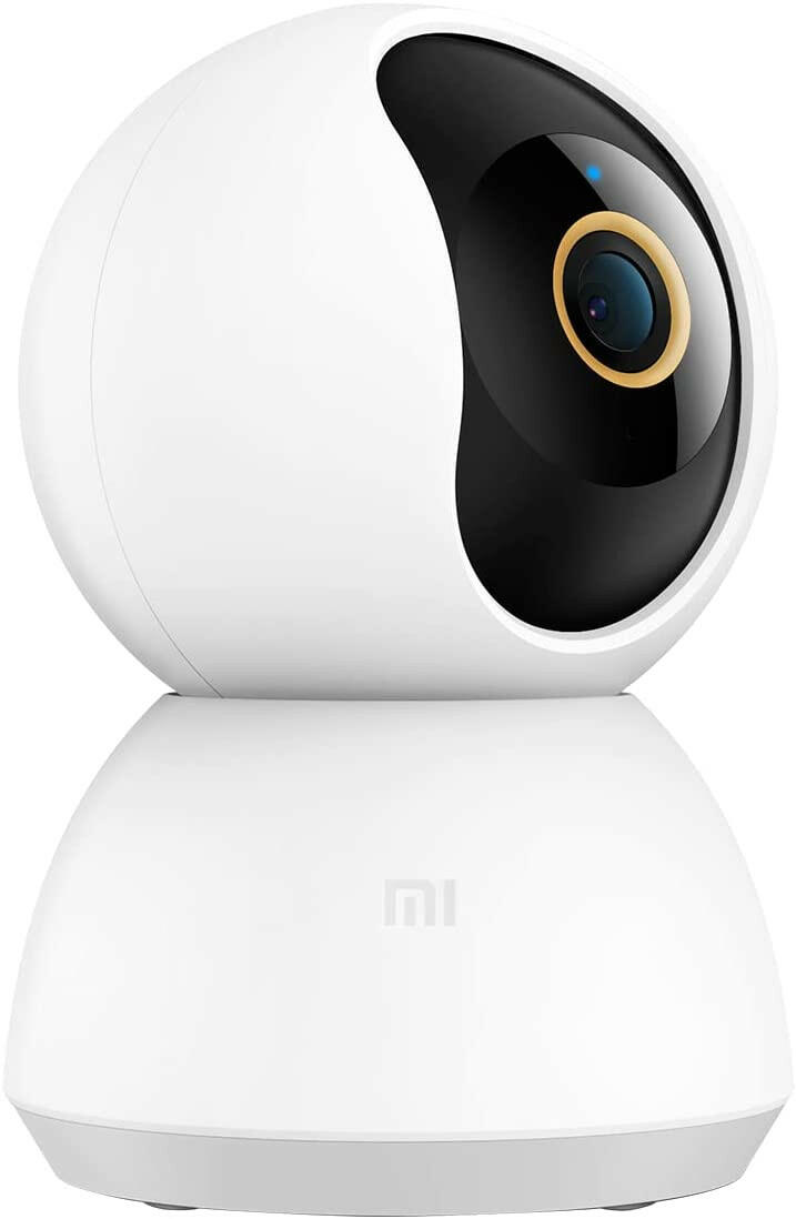 Xiaomi Smart Camera C300, 2K Clarity, 360° Vision, AI Human Detection, F1.4 Large Aperture and 6P Lens, Enhanced Color Night Vision in Low Light, Full Encryption for Privacy Protection, White.