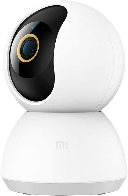 Xiaomi Smart Camera C300, 2K Clarity, 360° Vision, AI Human Detection, F1.4 Large Aperture and 6P Lens, Enhanced Color Night Vision in Low Light, Full Encryption for Privacy Protection, White.
