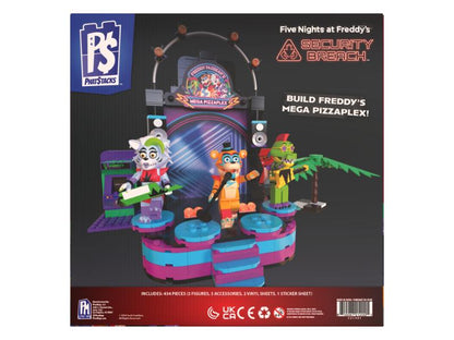 Five Nights at Freddy's - Security Breach Phat Stacks Mega Pizzaplex Deluxe Buildable Playset - 454 Pieces