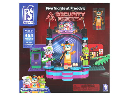 Five Nights at Freddy's - Security Breach Phat Stacks Mega Pizzaplex Deluxe Buildable Playset - 454 Pieces