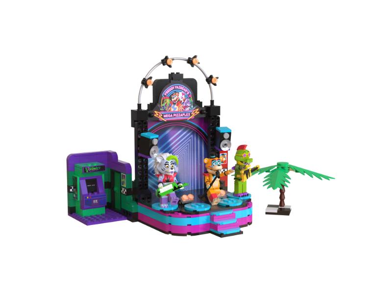 Five Nights at Freddy's - Security Breach Phat Stacks Mega Pizzaplex Deluxe Buildable Playset - 454 Pieces