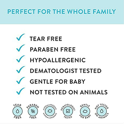 The Honest Company Silicone-Free Conditioner, Gentle for Baby Naturally Derived, Tear-free, Hypoallergenic Lavender Calm 295 ml.