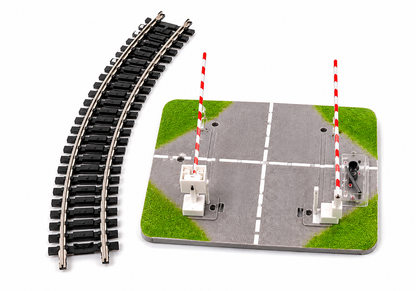 HANFLY - HO Scale Railway Train Crossing Set with Working Gates - 1:87