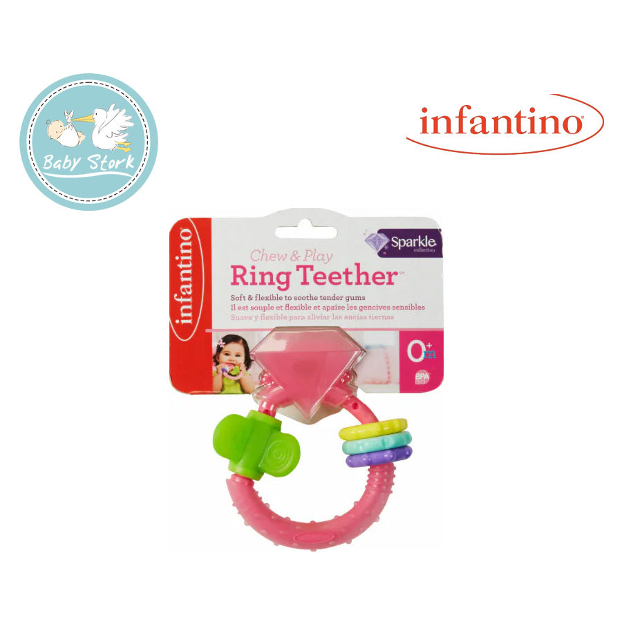 Infantino Chew & Play Ring Teether.