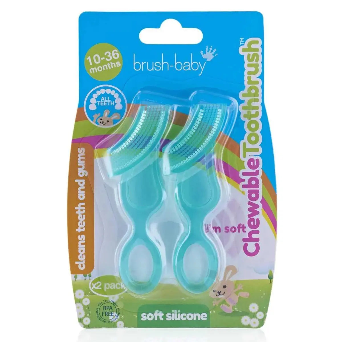 Chewable Toothbrush (Double Pack) by Brush-Baby