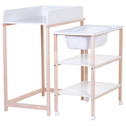 Childhome Changing Table + Bath + Wheels (Box 1/2)