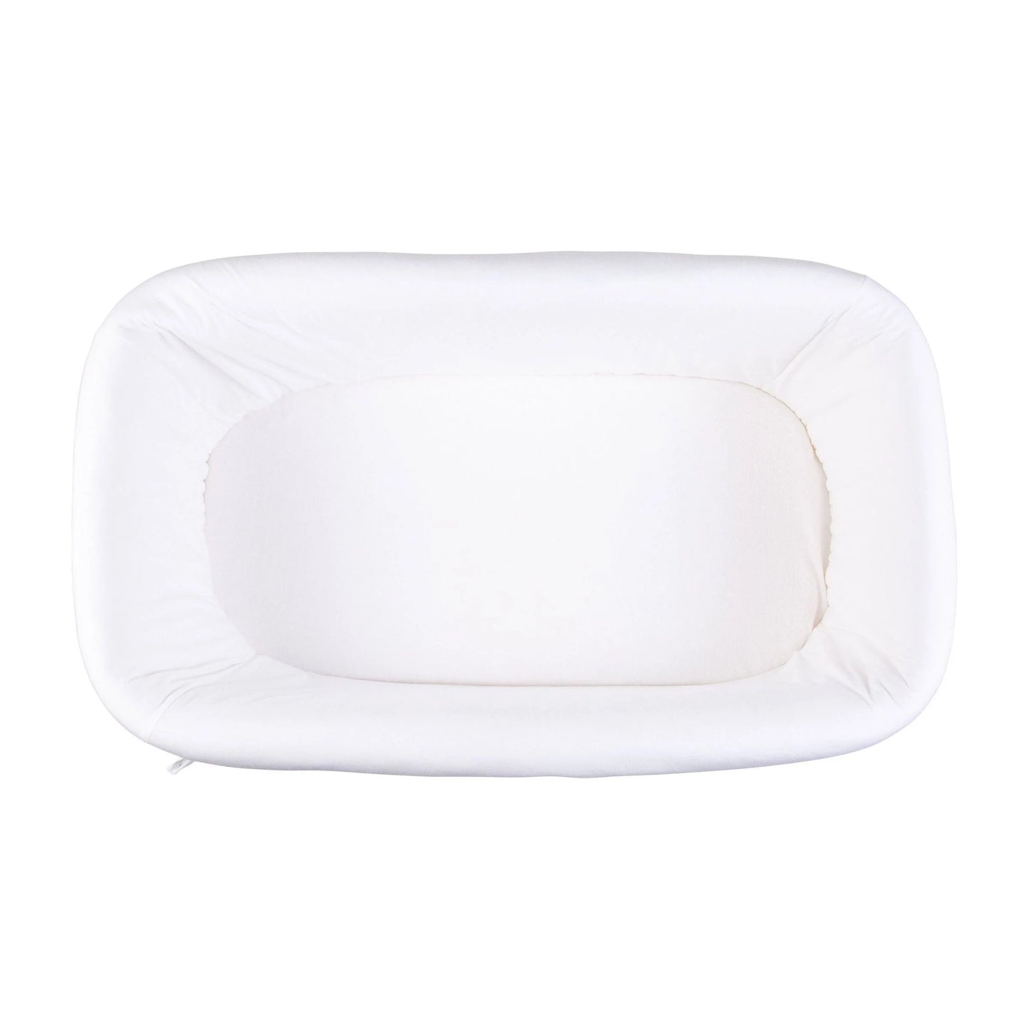 Childhome Rattan Cradle + Mattress + Cover Off (White Brown, 80x40)