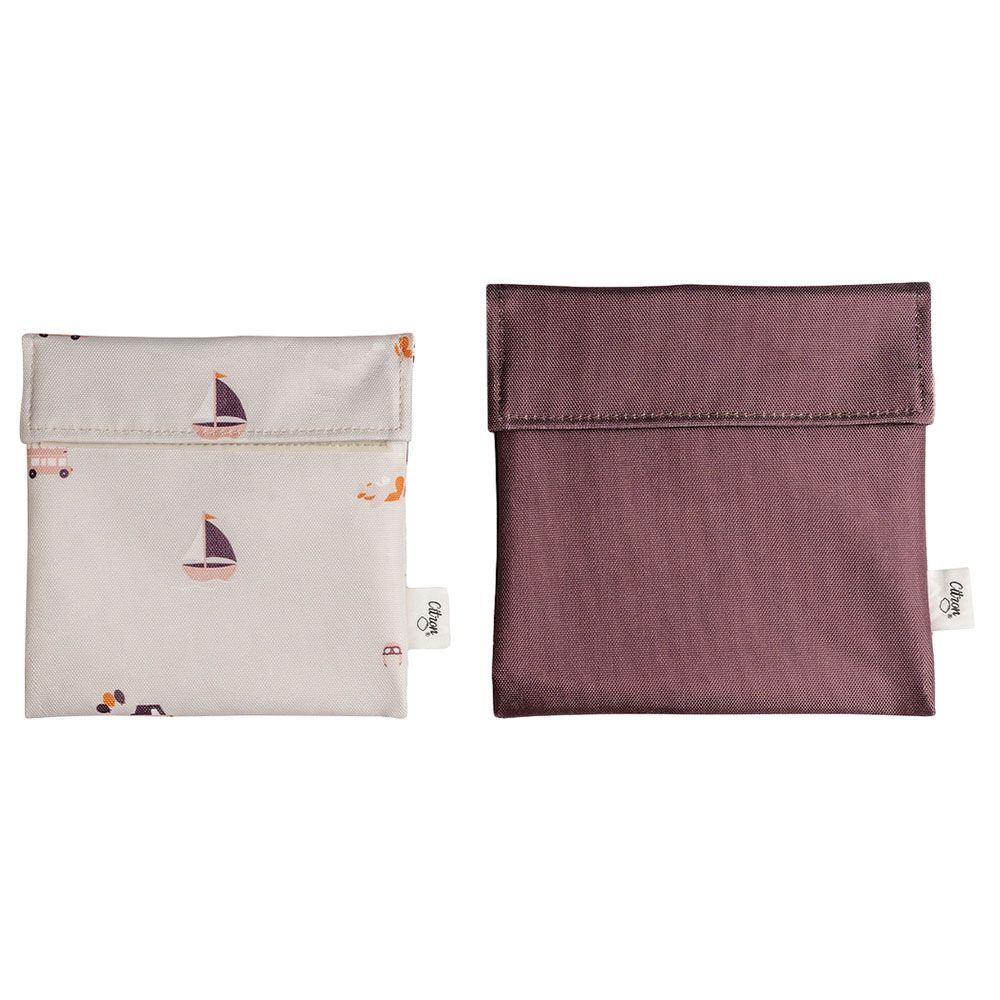 Citron Reusable Sandwich Bag - Set of 2 (Vehicles)