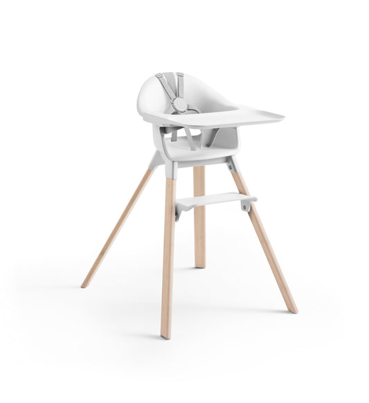 Stokke Clikk High Chair Bamboo Legs White