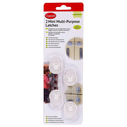 Clippasafe - Mini Multi-Purpose Latches Pack of 2