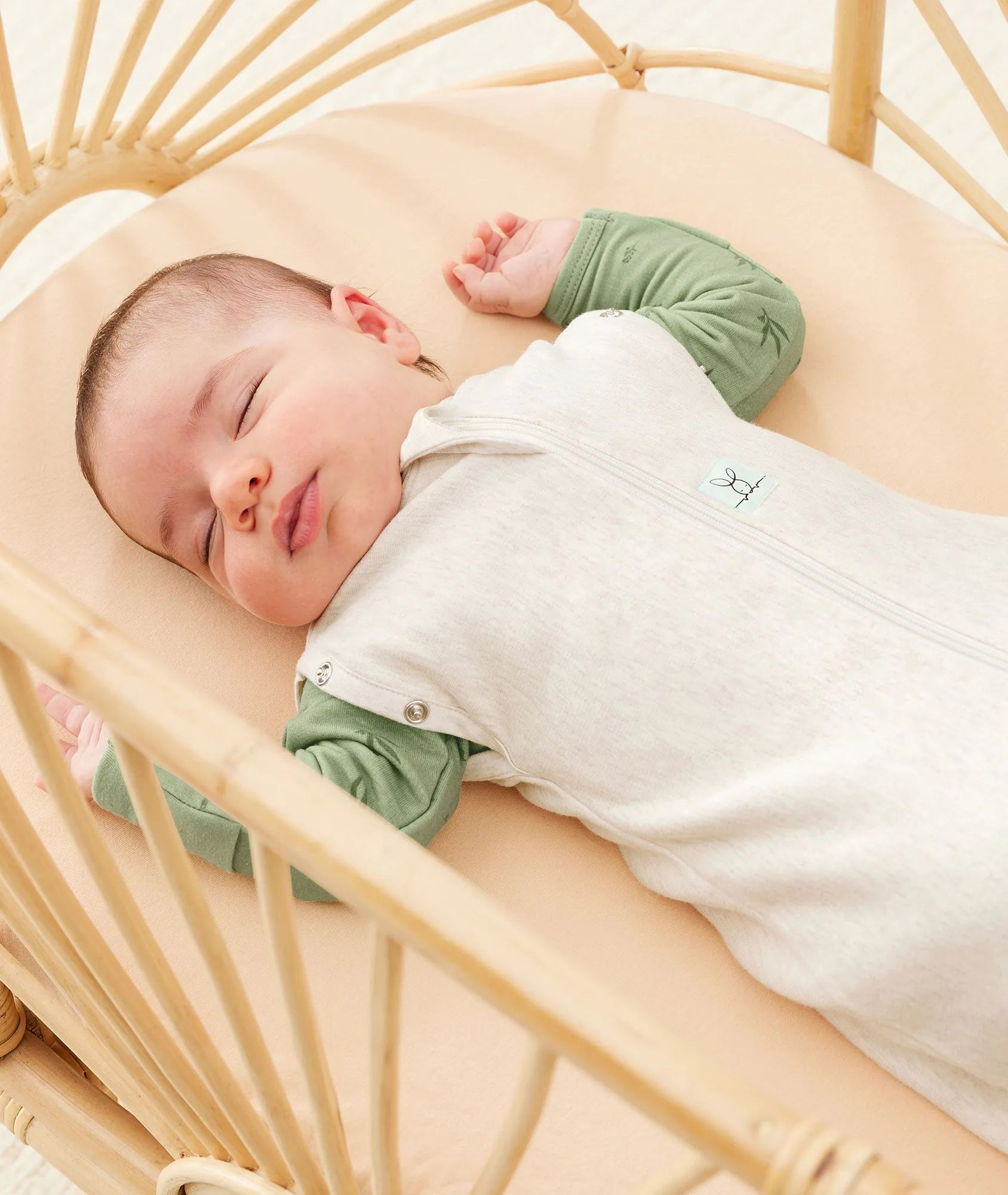 ErgoPouch Cocoon Swaddle Sack 1.0 TOG, Oatmeal Marle