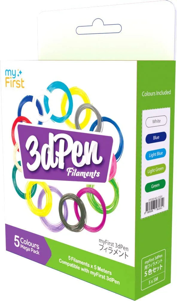 Myfirst Filament Refill for 3D Pen Make (5 Colors)