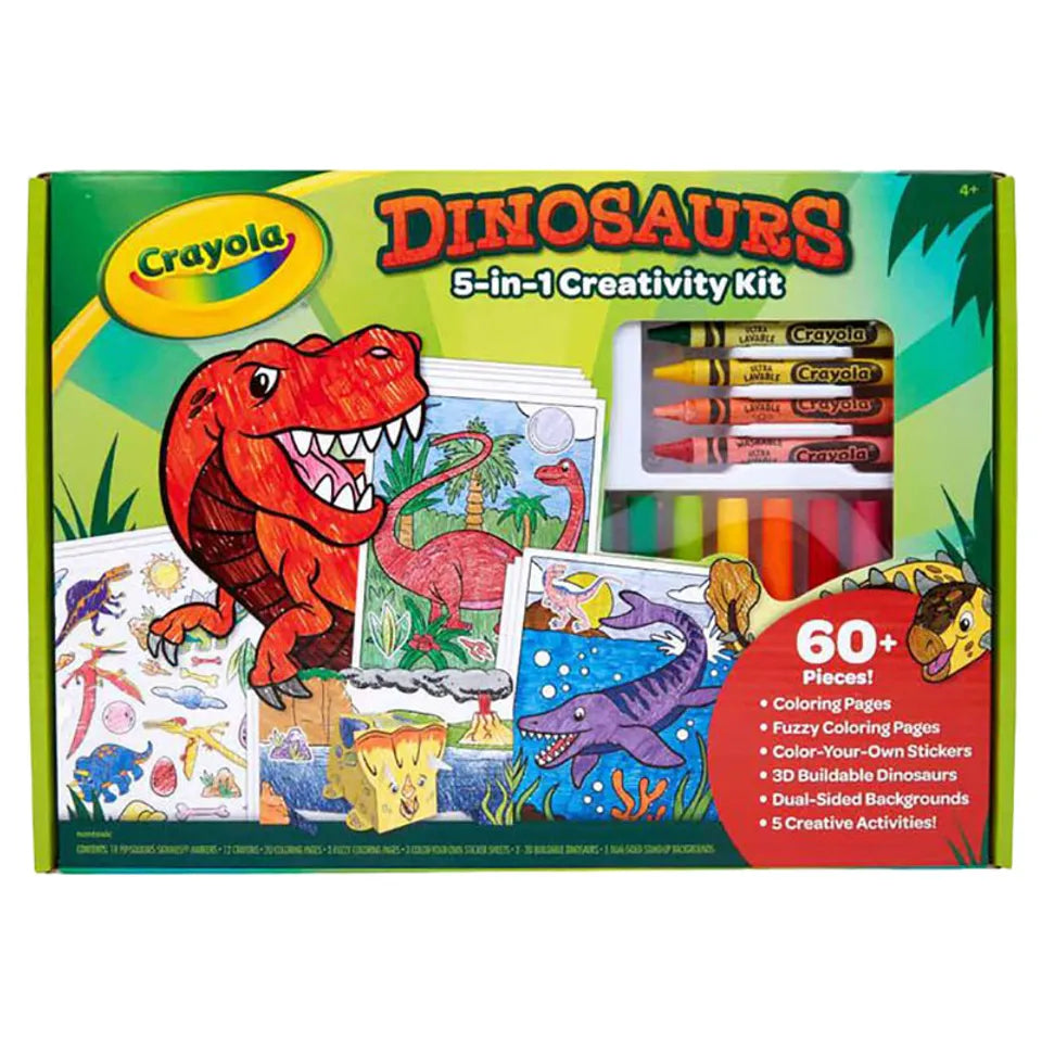 Crayola 5-in-1 Creativity Kit – Dinosaurs
