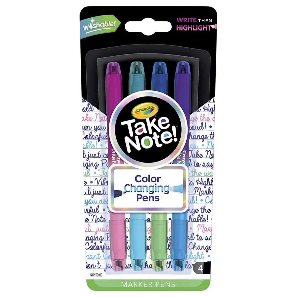 Crayola Color Changing Washable Pens – 4 Pcs