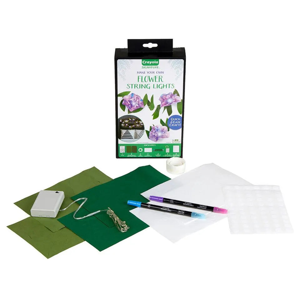 Crayola - DIY Series Flower String Lights Craft Kit