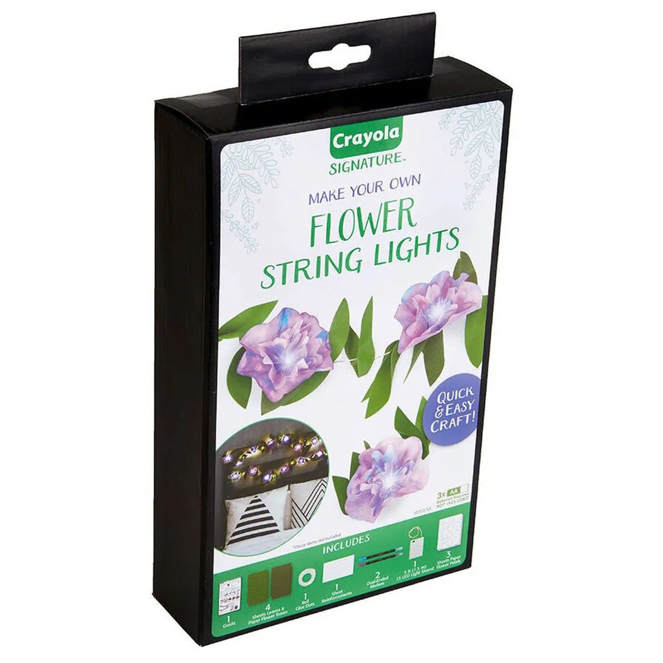 Crayola - DIY Series Flower String Lights Craft Kit