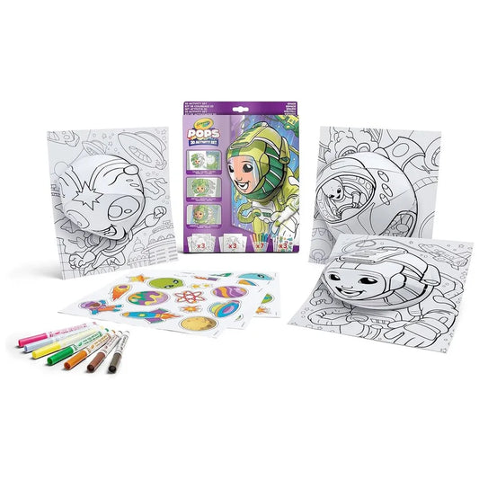 Crayola Pops 3D Colouring Kit – Space