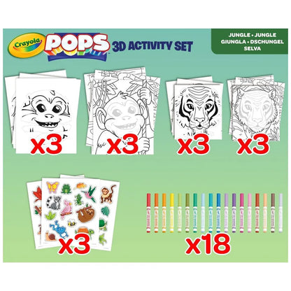 Crayola POPs Super 3D Activity Set – Jungle