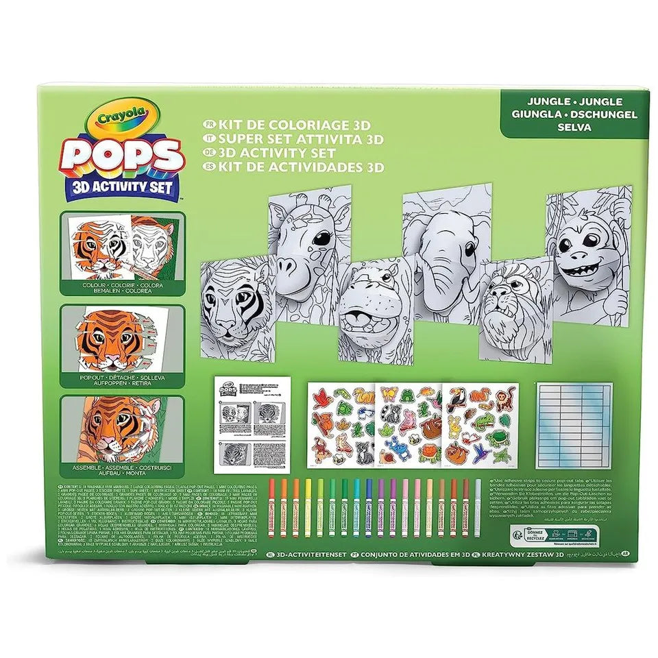 Crayola POPs Super 3D Activity Set – Jungle