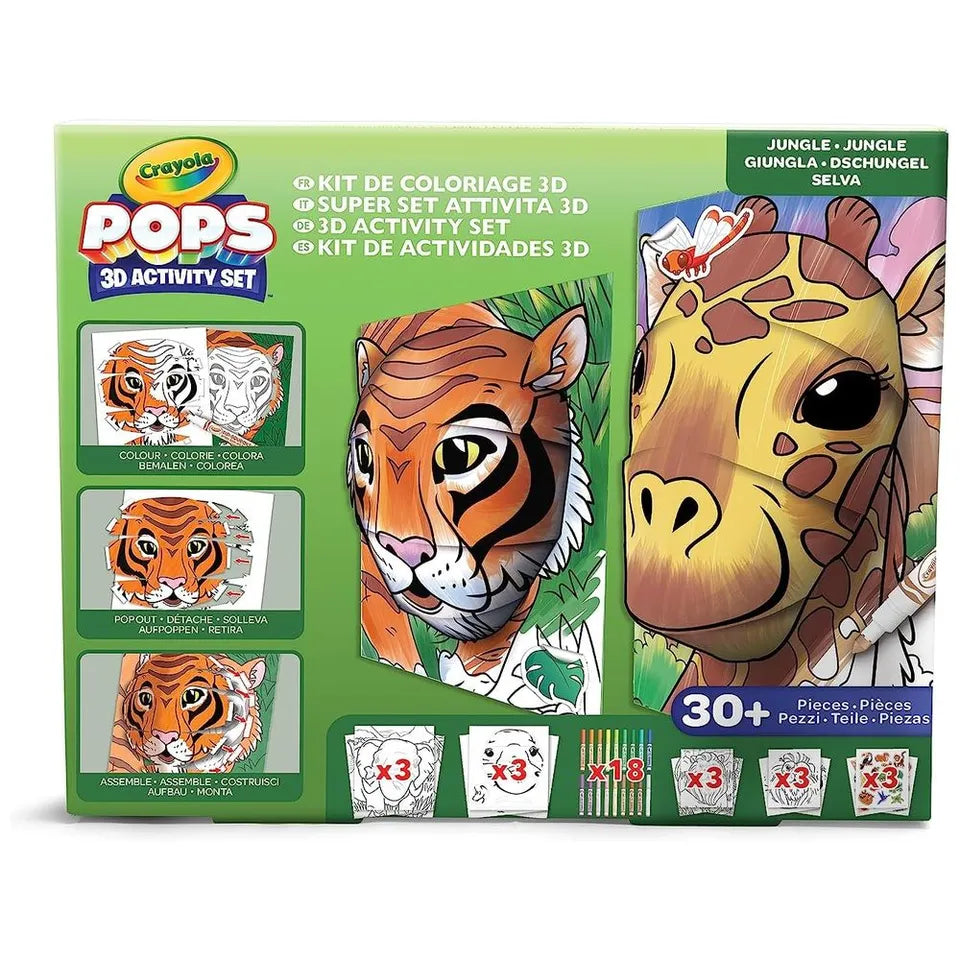 Crayola POPs Super 3D Activity Set – Jungle