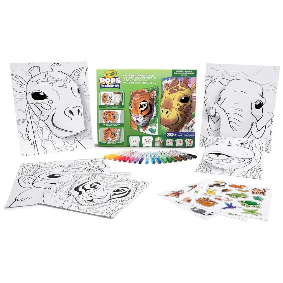 Crayola POPs Super 3D Activity Set – Jungle