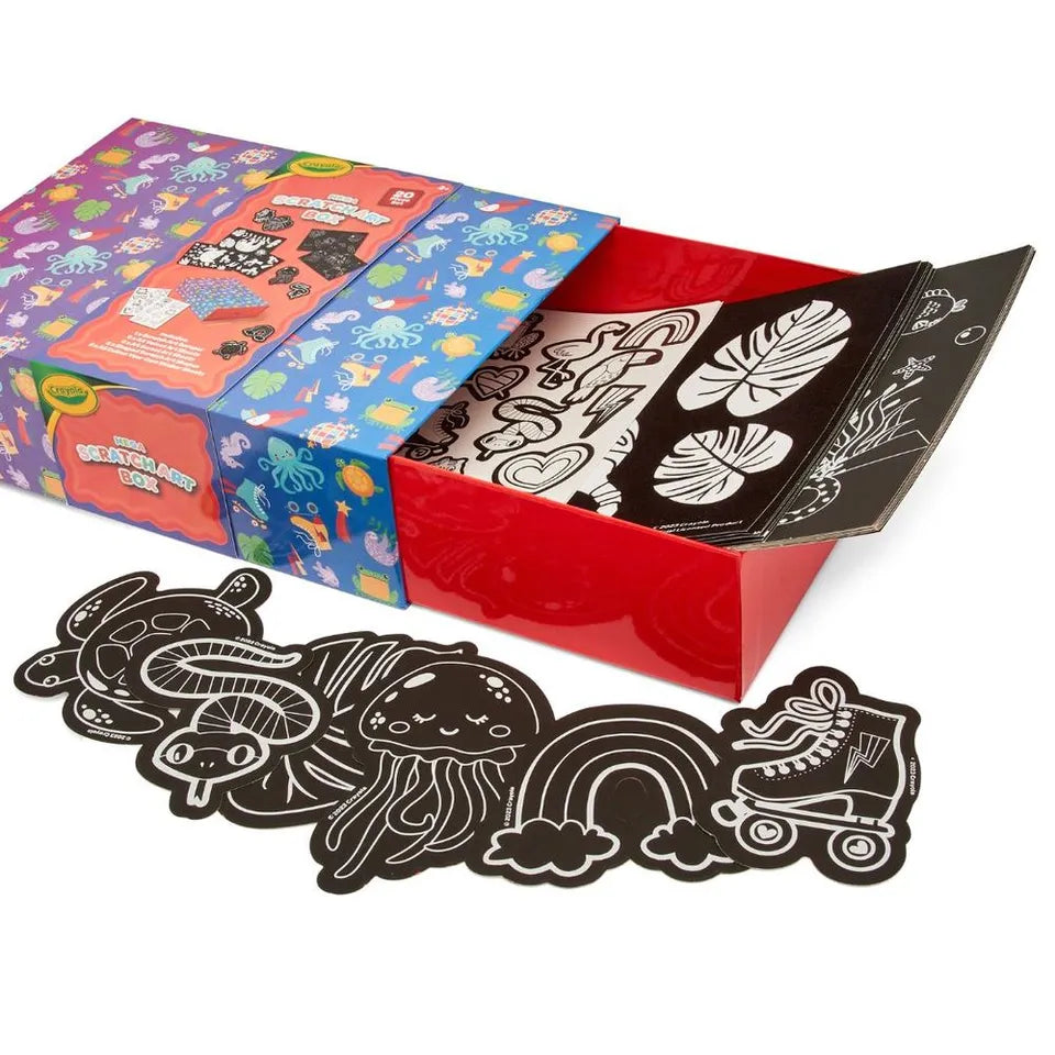 Crayola Scratch & Color Bumper Box